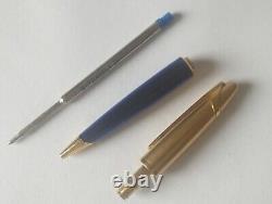 Waterman Edson Sapphire Blue 23k Gold Ballpoint Pen