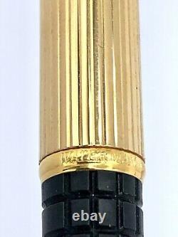 Waterman Exclusive Gold Godron Roller Pen New Old Stock Boxed