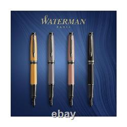 Waterman Expert Ballpoint Pen Metallic Gold Lacquer with Ruthenium Trim M