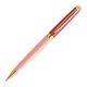 Waterman Hemisphere Ballpoint Pen Metal & Pink Lacquer With Gold Trim