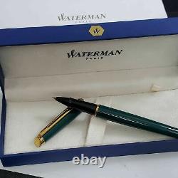 Waterman Hemisphere, Jade Green, Rollerball Pen Used with Waterman box