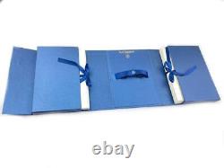 Waterman Hemisphere Rollerball Pen Marble Blue GT 40 Notecards Gift box