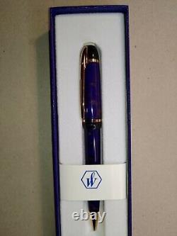 Waterman Phileas Ballpoint Pen Marbled Violet with Rust Coloured Streaks -Rare