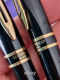 X2 Fab Early 2000s Vintage Waterman Roller & Ink Pens with paperwork & receipt